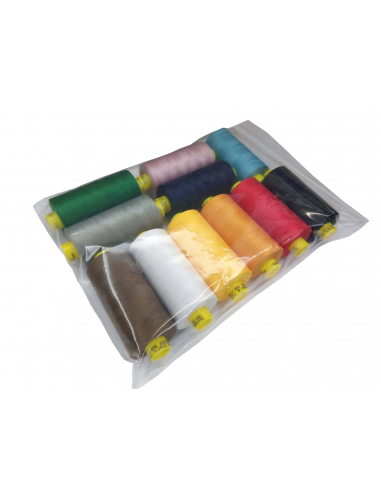 PACK 11 BOBINAS HILO MULTICOLOR MARA 120/3 1000...