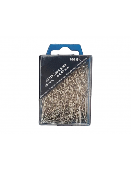 PAQUETE ALFILERES ACERO 100GR. 30MM REF. 430192.030.0000
