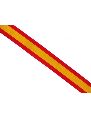 Cinta bandera España 31 mm rojo/amarillo - 100 metros - RETIF