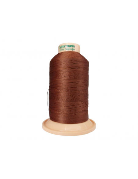 BOBINA HILO MARRÓN CAOBA TERA 60 600 MTS. C/0650