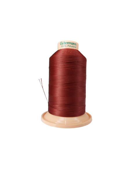 BOBINA HILO MARRÓN CAOBA TERA 60 600 MTS. C/0227