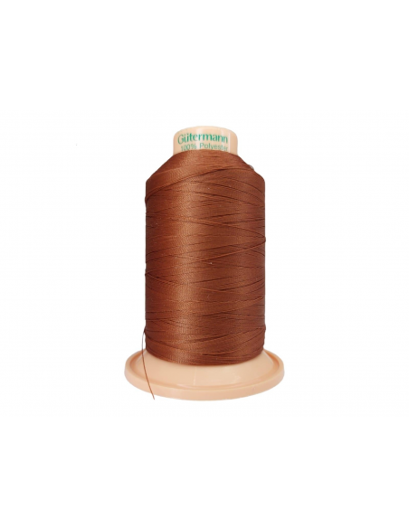 BOBINA HILO MARRÓN CAOBA TERA 60 600 MTS. C/0649