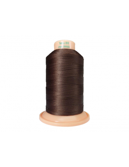 BOBINA HILO MARRÓN TERA 60 600 MTS. C/0452