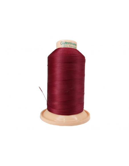 BOBINA HILO ROJO BURDEOS TERA 60 600 MTS. C/0226