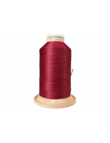 BOBINA HILO ROJO BURDEOS TERA 60 600 MTS. C/0367
