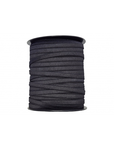 MTS. ELASTICO DOBLE CARA SATIN 10MM. C/ NEGRO