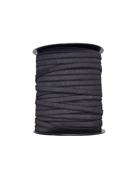 ELÁSTICO DE DOBLE CARA EFECTO SATIN 10MM.NEGRO