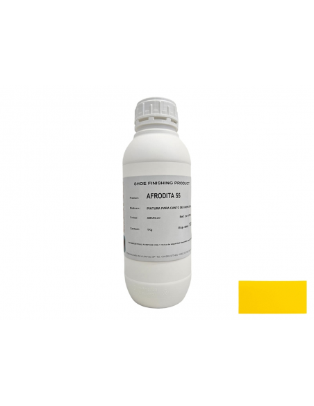 AFRODITA TINTA PARA CANTOS CON BRILLO C/ 055 AMARILLO