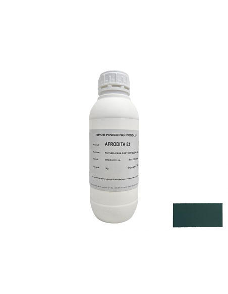 AFRODITA TINTA PARA CANTOS CON BRILLO C/ 053 VERDE BOTELLA