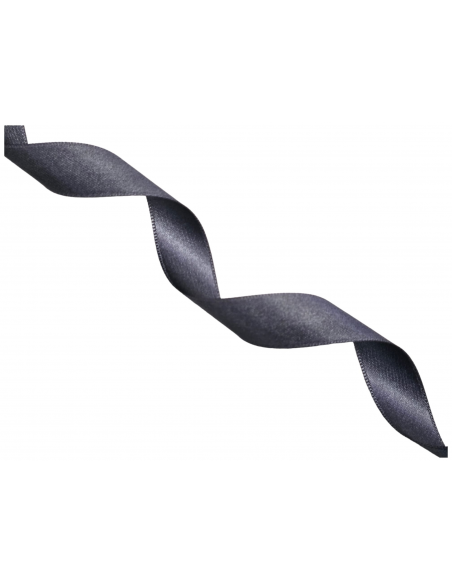 CINTA DE RASO DE COLOR GRIS OSCURO 011