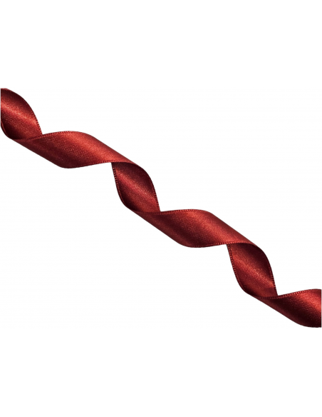 CINTA DE RASO DE COLOR ROJO OSCURO 672
