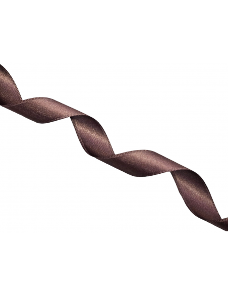 CINTA DE RASO DE COLOR MARRON 697