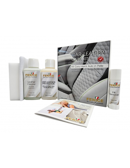 KIT MAXI DE LIMPIEZA Y PROTECCIÓN DEL CUERO DEL COCHE