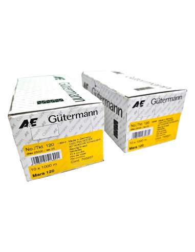 PACK 20 BOBINAS HILO MARA 120/3 1000 MTS