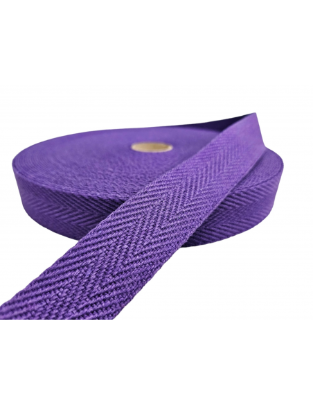 CINTA ALGODÓN ESPIGA MORADO 30MM REF. 393 C/ 267