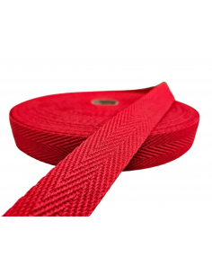MTS. CINTA ALGODÓN ROJA...