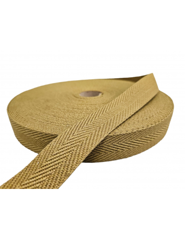 MTS. CINTA ALGODÓN MARRÓN CAMEL REF.... MTS. CINTA ALGODÓN MARRÓN CAMEL REF....