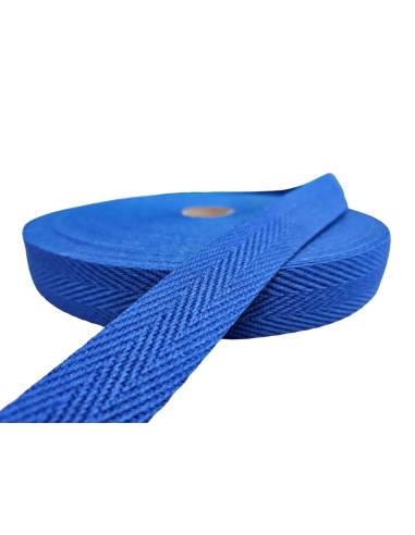 MTS. CINTA ALGODÓN AZUL ELÉCTRICO...