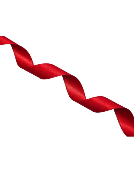 CINTA DE RASO DE COLOR ROJO 045