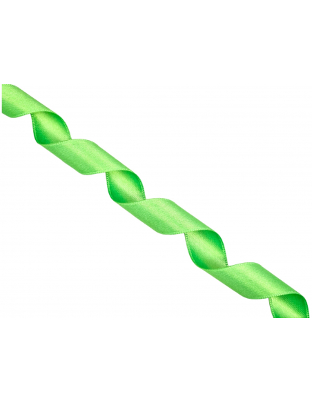 CINTA DE RASO DE COLOR VERDE FLUOR 057