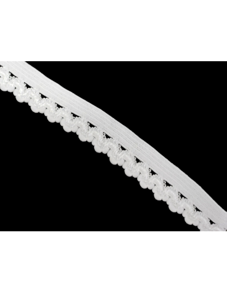 MTS. PASAMANERÍA PUNTILLA ELÁSTICA NYLON BLANCA 054115.000.0003