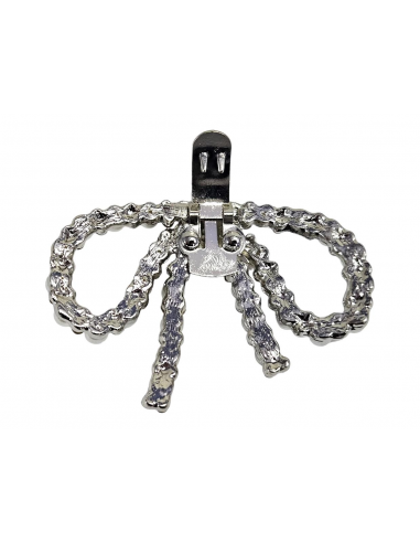 PAR DE ADORNOS LAZO CON CLIP C-261 C/ NIQUEL...