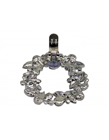 PAR DE ADORNOS CON CLIP C-359 C/ NIQUEL CRISTAL...