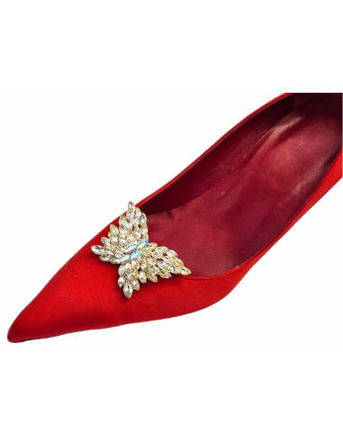 PAR DE ADORNOS MARIPOSA CON CLIP C-365 C/ ORO...