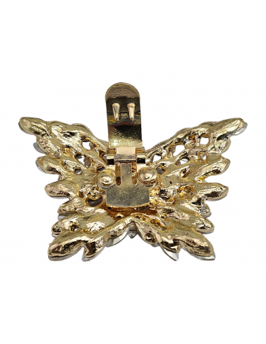 PAR DE ADORNOS MARIPOSA CON CLIP C-365 C/ ORO...