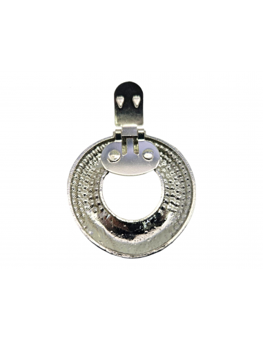 PAR DE ADORNOS CON CLIP C-292 C/ NIQUEL CRISTAL