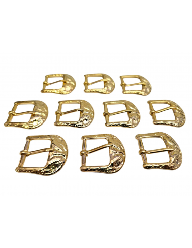 BOLSA DE 10 HEBILLAS W002-20 ORO