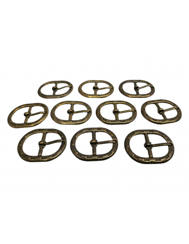 BOLSA DE 10 HEBILLAS W005-20 ORO VIEJO