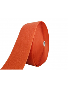 ROLLO DE 25 MTS CINTA DE CIERRE (TIPO VELCRO) NARANJA 051 PARTE PELO