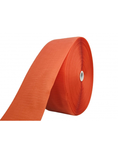 ROLLO DE 25 MTS CINTA DE CIERRE (TIPO VELCRO) NARANJA 051 PARTE GANCHO