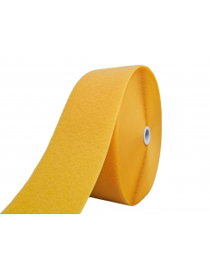 ROLLO DE 25 MTS CINTA DE CIERRE (TIPO VELCRO) AMARELA 055 PARTE PELO