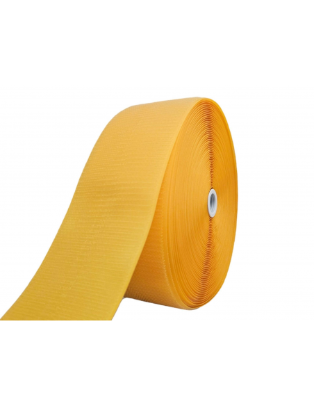 CINTA DE CIERRE (TIPO VELCRO) AMARILLA 055 PARTE GANCHO