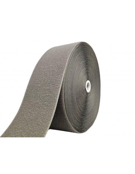 ROLLO DE 25 MTS CINTA DE CIERRE (TIPO VELCRO) GRIS 101 PARTE PELO