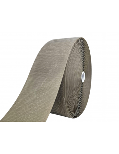 ROLLO DE 25 MTS CINTA DE CIERRE (TIPO VELCRO) GRIS 101 PARTE GANCHO