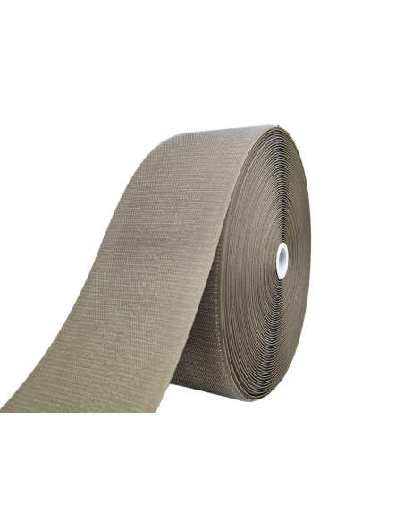 ROLLO DE 25 MTS CINTA DE CIERRE (TIPO VELCRO) GRIS 101 PARTE GANCHO