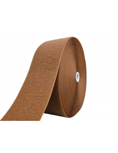 ROLLO DE 25 MTS CINTA DE CIERRE (TIPO VELCRO) MARRÓN 134  PARTE PELO