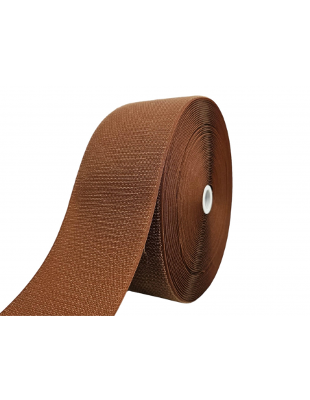 ROLLO DE 25 MTS CINTA DE CIERRE (TIPO VELCRO) MARRÓN 137 PARTE GANCHO