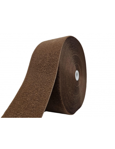 ROLLO DE 25 MTS CINTA DE CIERRE (TIPO VELCRO) MARRÓN 138 PARTE PELO