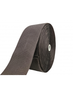 ROLLO DE 25 MTS CINTA DE CIERRE (TIPO VELCRO) GRIS AMARRONADO 157 PARTE GANCHO
