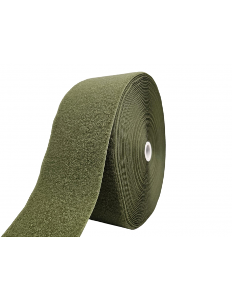 CINTA DE CIERRE (TIPO VELCRO) VERDE MILITAR 158 PARTE PELO
