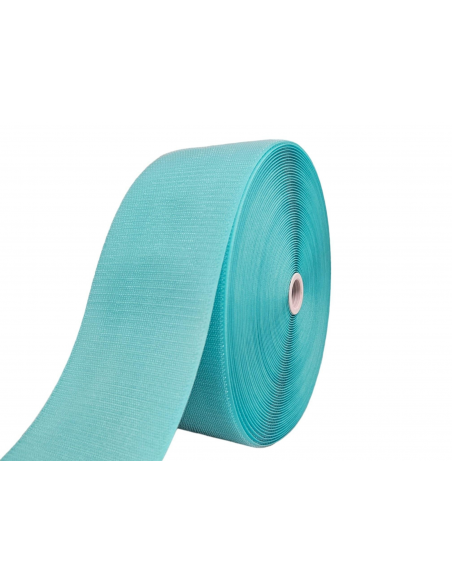 ROLLO DE 25 MTS CINTA DE CIERRE (TIPO VELCRO) TURQUESA 164 PARTE GANCHO