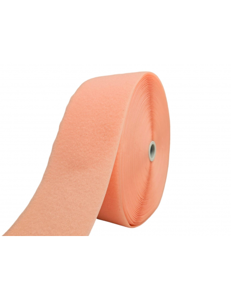 ROLLO DE 25 MTS CINTA DE CIERRE (TIPO VELCRO) ROSA SALMÓN 183 PARTE PELO