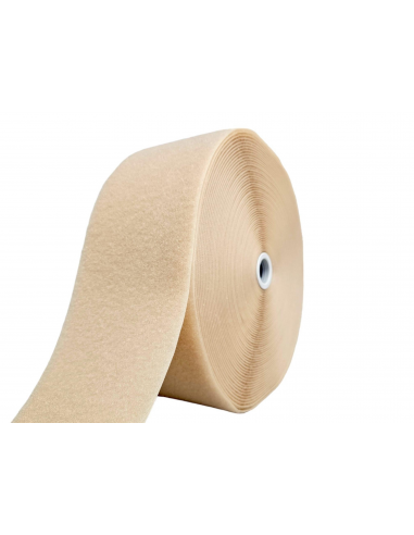 ROLLO DE 25 MTS CINTA DE CIERRE (TIPO VELCRO) BEIGE 194 PARTE PELO