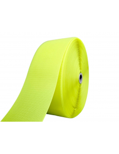 ROLLO DE 25 MTS CINTA DE CIERRE (TIPO VELCRO) AMARELO FLÚOR 200 PARTE GANCHO