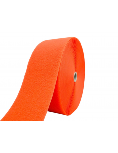 ROLLO DE 25 MTS CINTA DE CIERRE (TIPO VELCRO) NARANJA FLÚOR 204 PARTE PELO