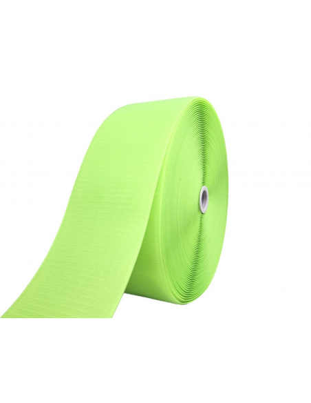 ROLLO DE 25 MTS CINTA DE CIERRE (TIPO VELCRO) VERDE FLÚOR 201 PARTE GANCHO